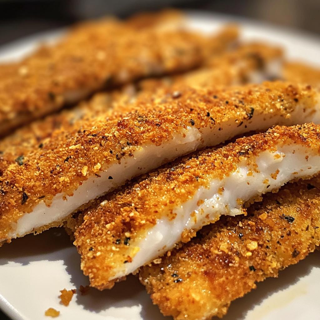 Crispy Baked Fish Sticks