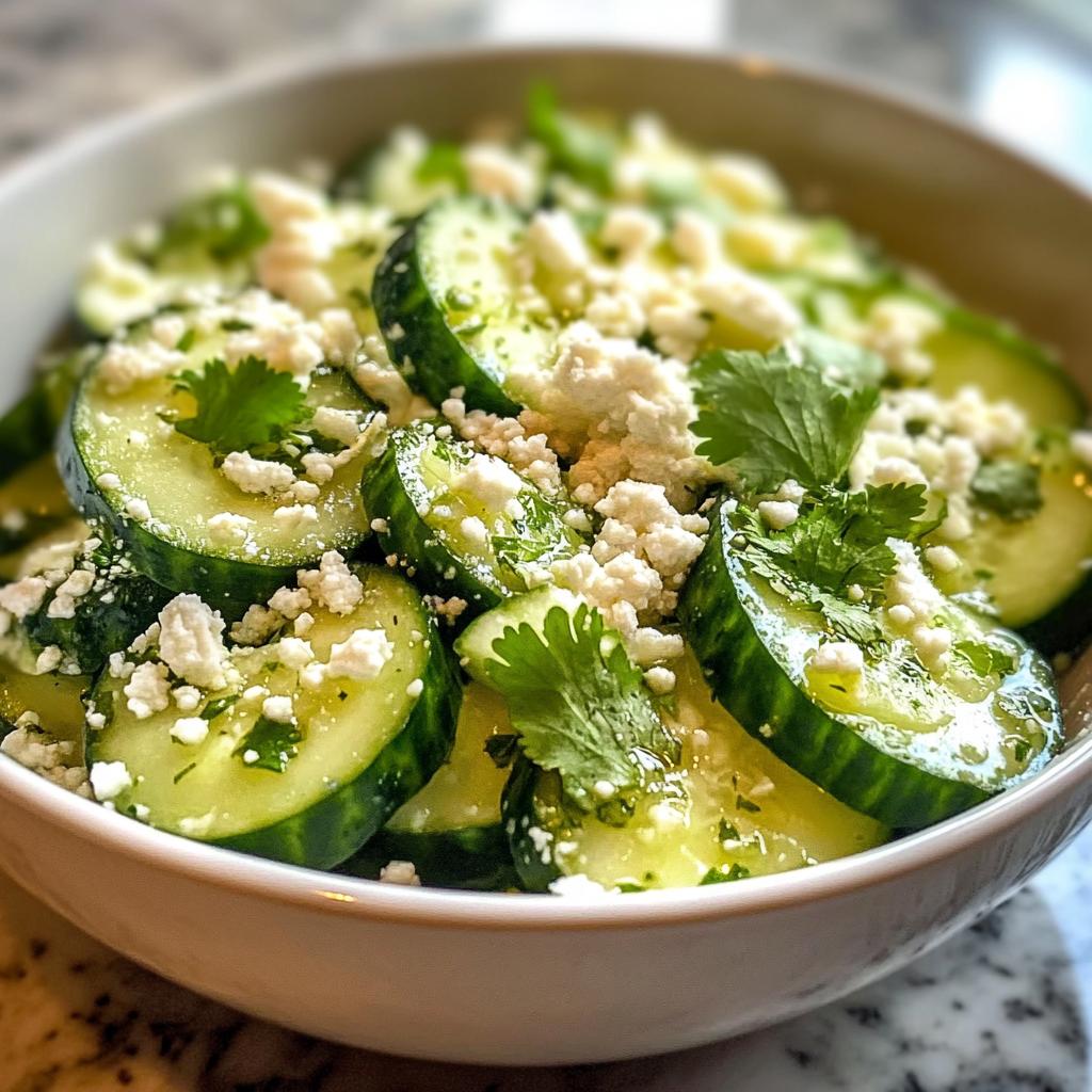 Cucumber-Cotija & Lime Salad - detail 1