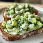 Cucumber-Spinach Sandwich Salad