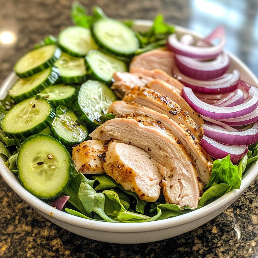 Cucumber Turkey Sub Salad