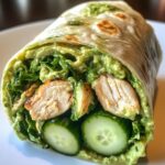 Green Goddess and Cucumber-Chicken Wrap Salad