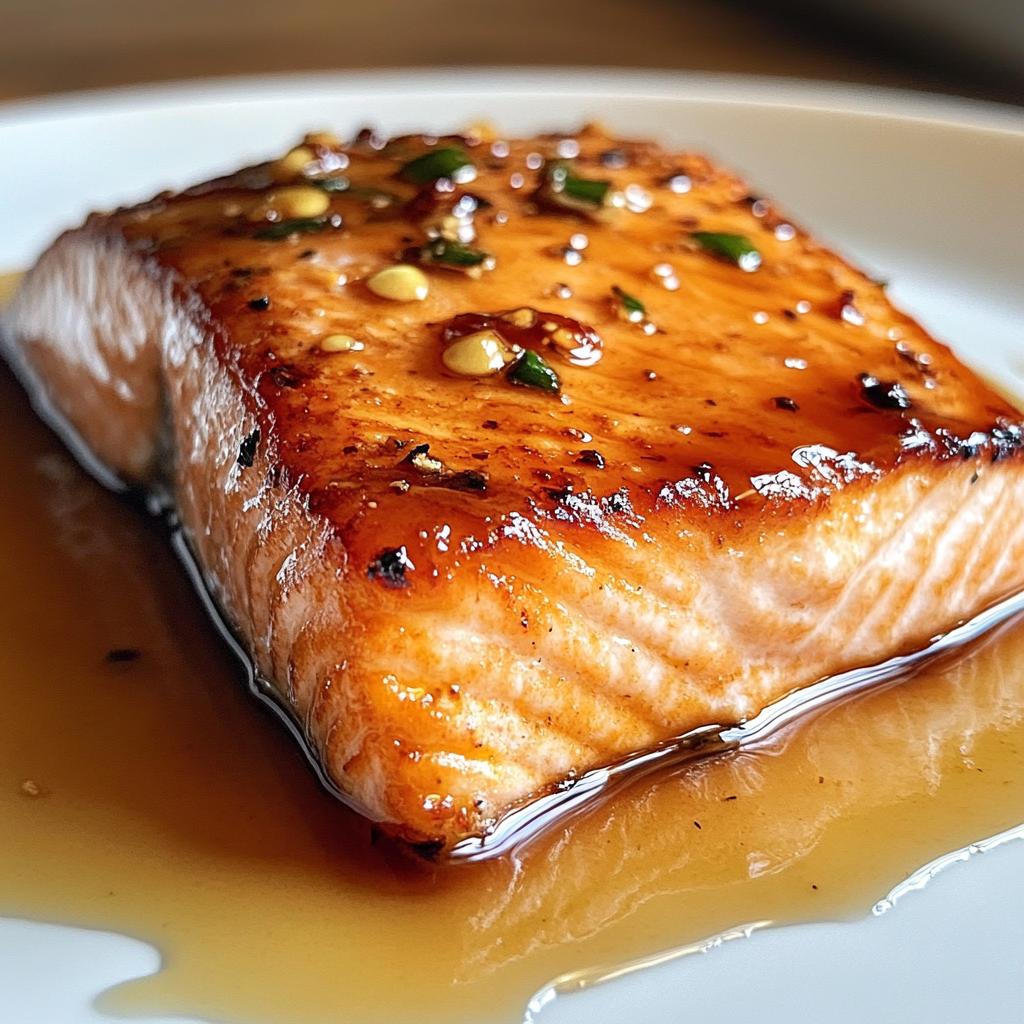 Honey Garlic Salmon - detail 1