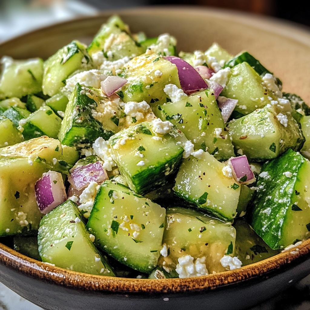 Loaded Cucumber & Avocado Salad