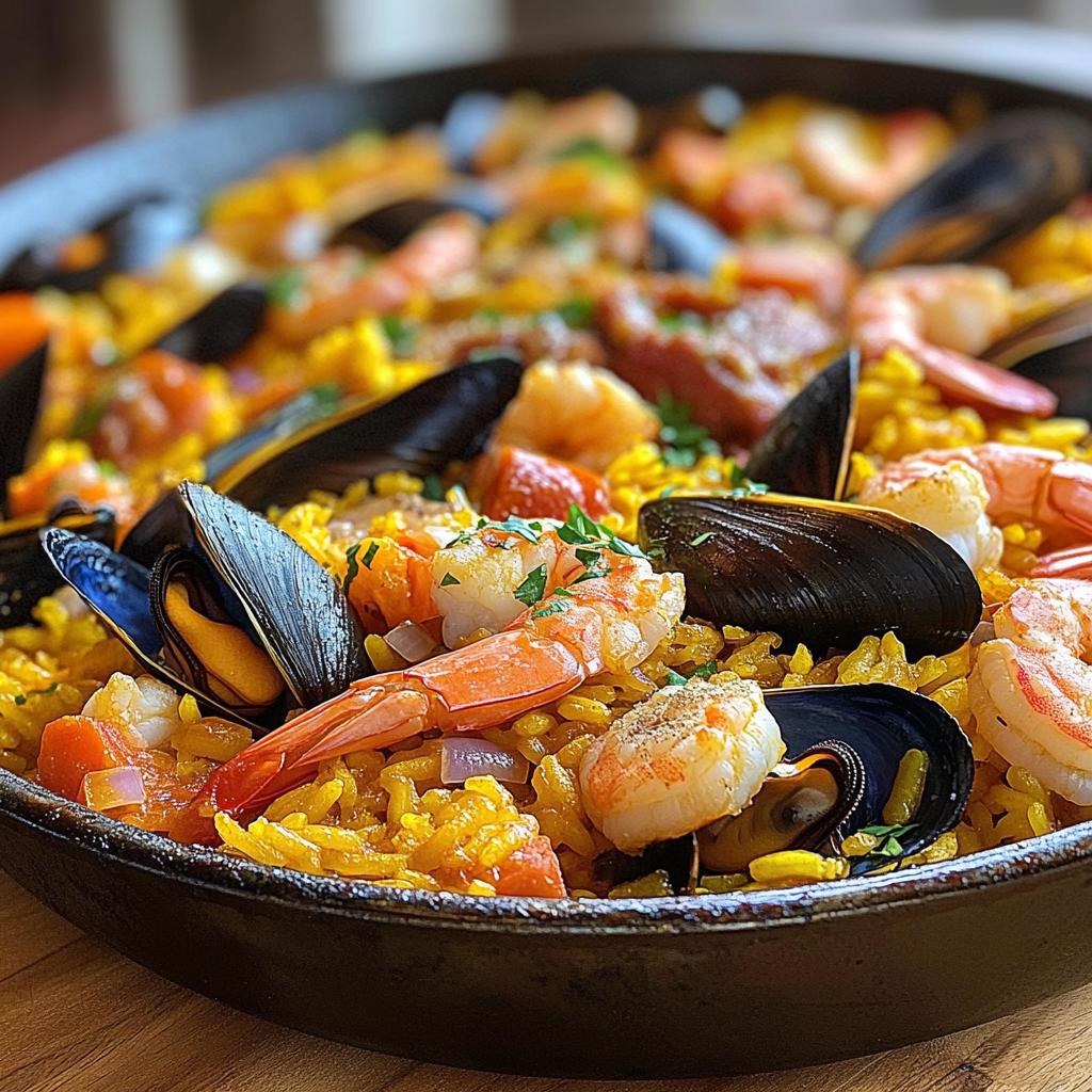 Seafood Paella - detail 1