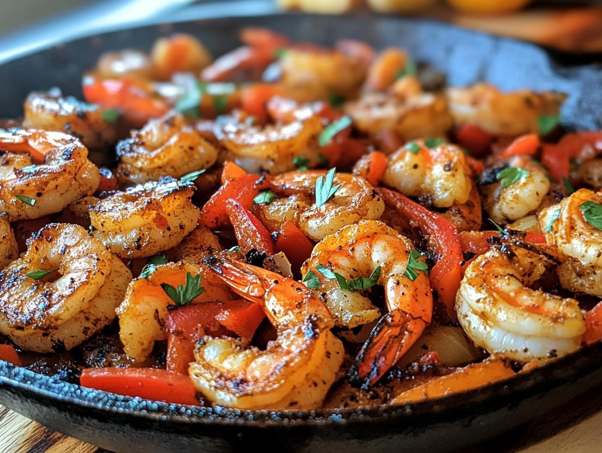 Spicy Cajun Shrimp Skillet - detail 1