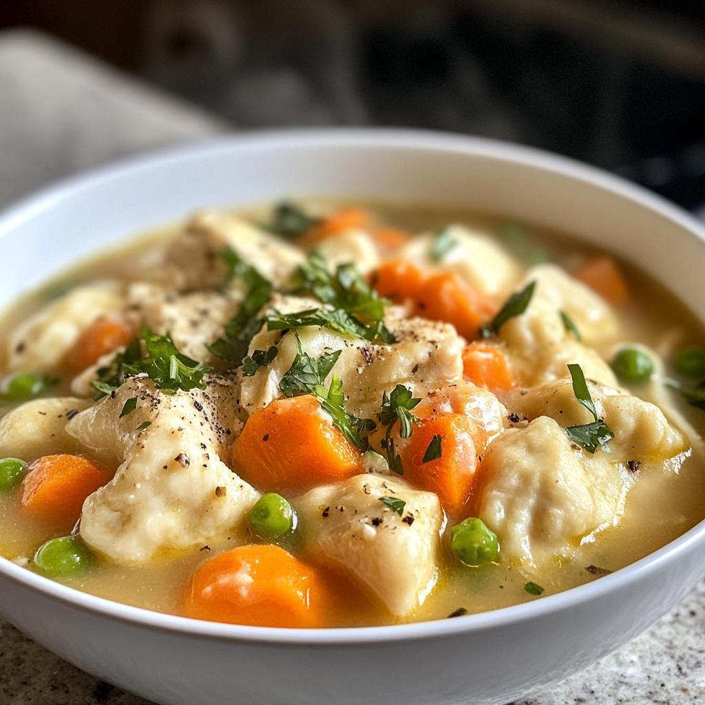 easy chicken and dumplings stovetop - detail 1
