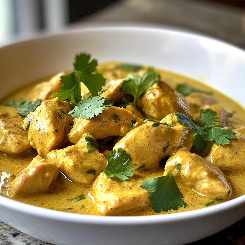 keto coconut curry chicken